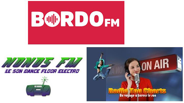 Radio Bordo FM, Nonos, Top Charts France